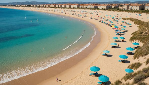 Profitez du soleil sur les plages de l'Hérault