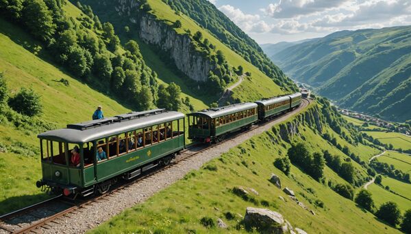 Rhune petit train : ascension, panorama et basques avec julienne et léon